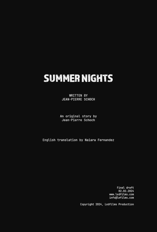 Cortometraggio Summer nights